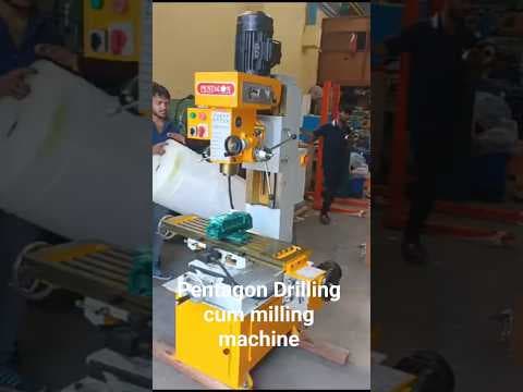 Geared Head Vertical Drilling cum Milling machine — demo