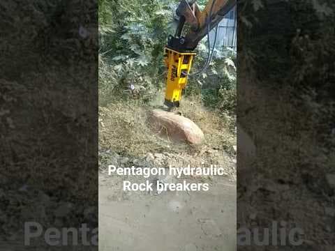 Chisels for Hydraulic rock breaker — demo