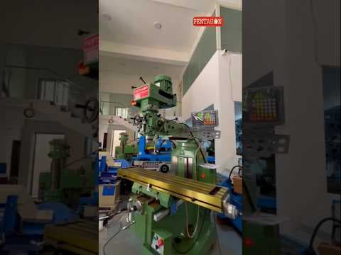PENTAGON Vertical RAM Turret Milling Machine 1-3 — demo