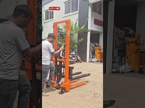 Manual Stacker Forklift — demo