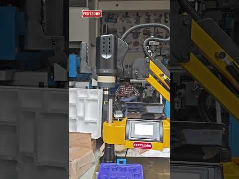PENTAGON Flexible Arm type Servo Electric Tapping Machine — demo