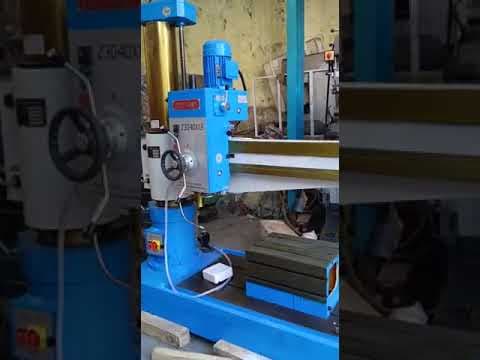  All Geared Auto Feed Radial Drilling Machine with Mechanical locking system — demo