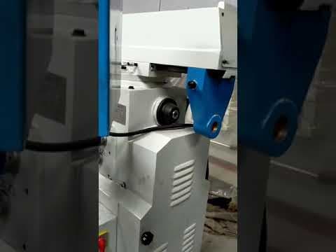 Universal Knee type Geared Head Drilling cum Milling machine — demo