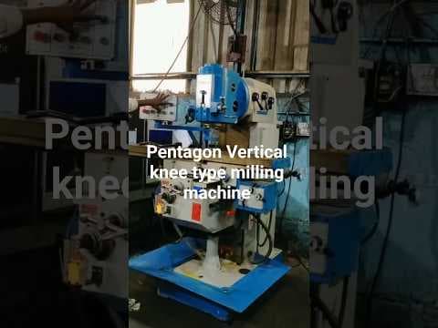 Vertical Knee type Heavy Duty Geared Head Milling Machine — demo