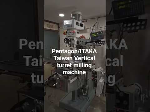 Taiwan ITAKA Vertical RAM Turret Milling Machine — demo