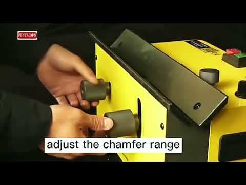 Pentagon Portable Plate Beveling & Chamfering Machine for MS & SS Plates Model R-900 — demo