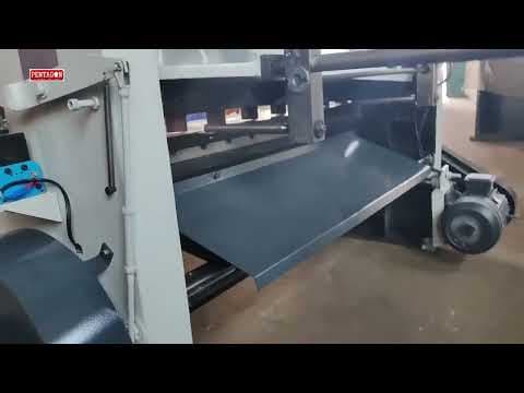 Mechanical Under Crank Shearing Machine — demo