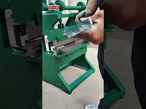 Pentagon Hand folding machine — demo