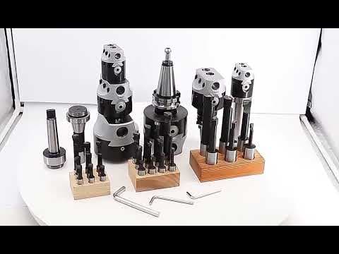 High Precision Elastic Spring Steel F1 Type BORING HEADS Model F1-12/R8 — demo
