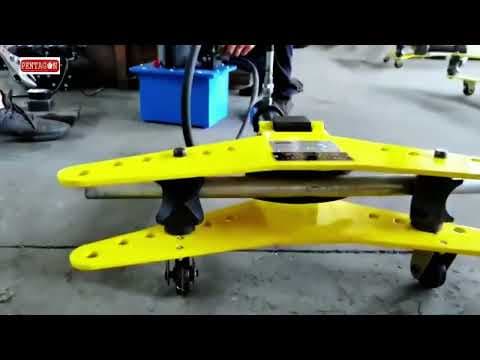Pentagon Electric Hydraulic Pipe Bending Machine 1/2 Inch to 4 Inch -  20 Ton Pipe Bender with Formers — demo