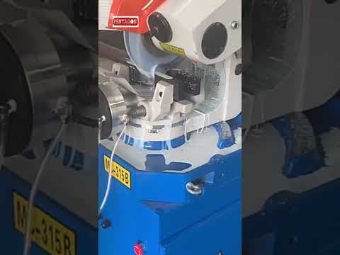 Pentagon Semi Automatic Pipe, Tube and Bar Cutting Machine (SOHIT-350") — demo