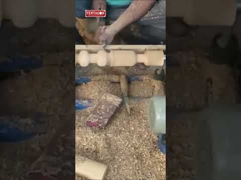 Radhekrishna Bench Type Wood Turning Lathe Machine — demo