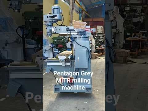 PENTAGON Vertical RAM Turret Milling Machine 1-3 — demo