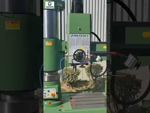 Pentagon Back Gear Auto Feed Type Radial Drill Machine Model - PRDA 40  — demo